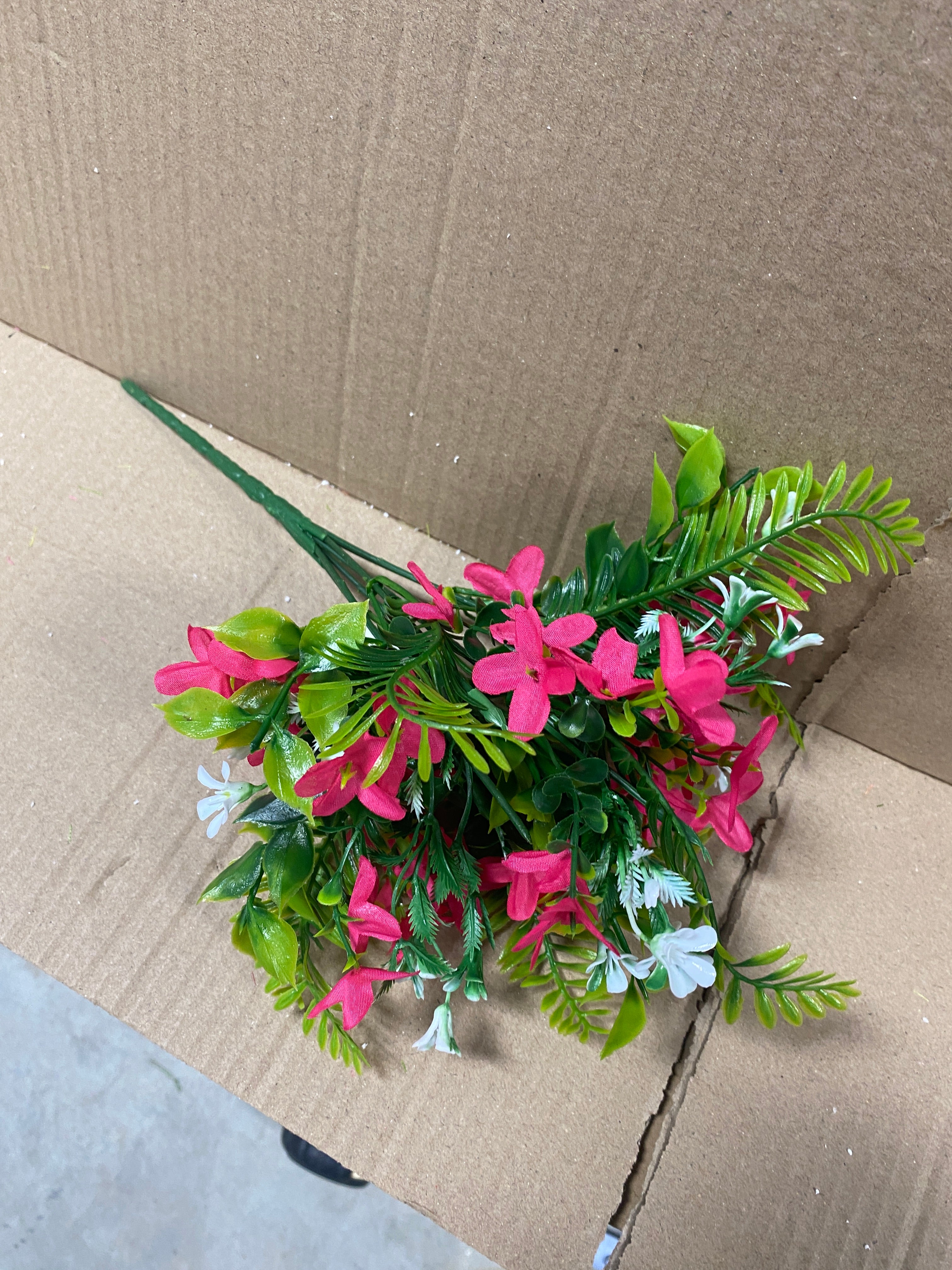 x7 Mini Lily Bush W/Wax Flower - Pink - CS12501PK | Burlap & Bows LLC